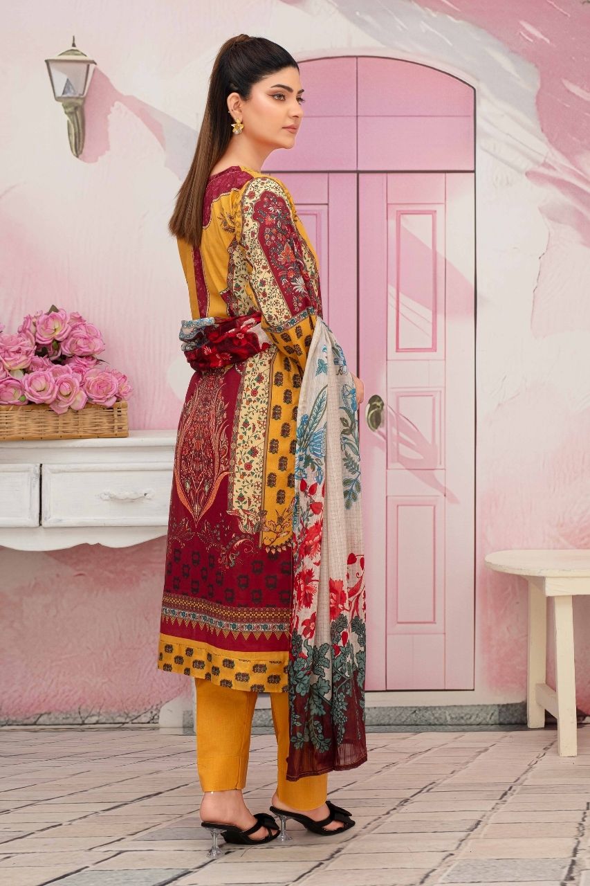 Fabiha By Feroza Digital Printed Lawn 3PC
