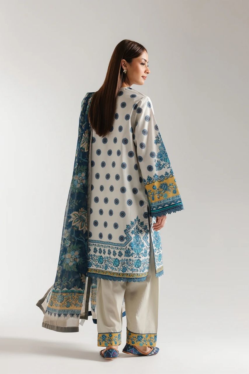 Ethnic Digital Printed Lawn 3PC