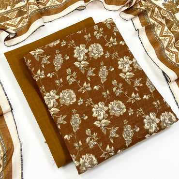 Anaya Noor Printed Chamki Khaddar 3PC