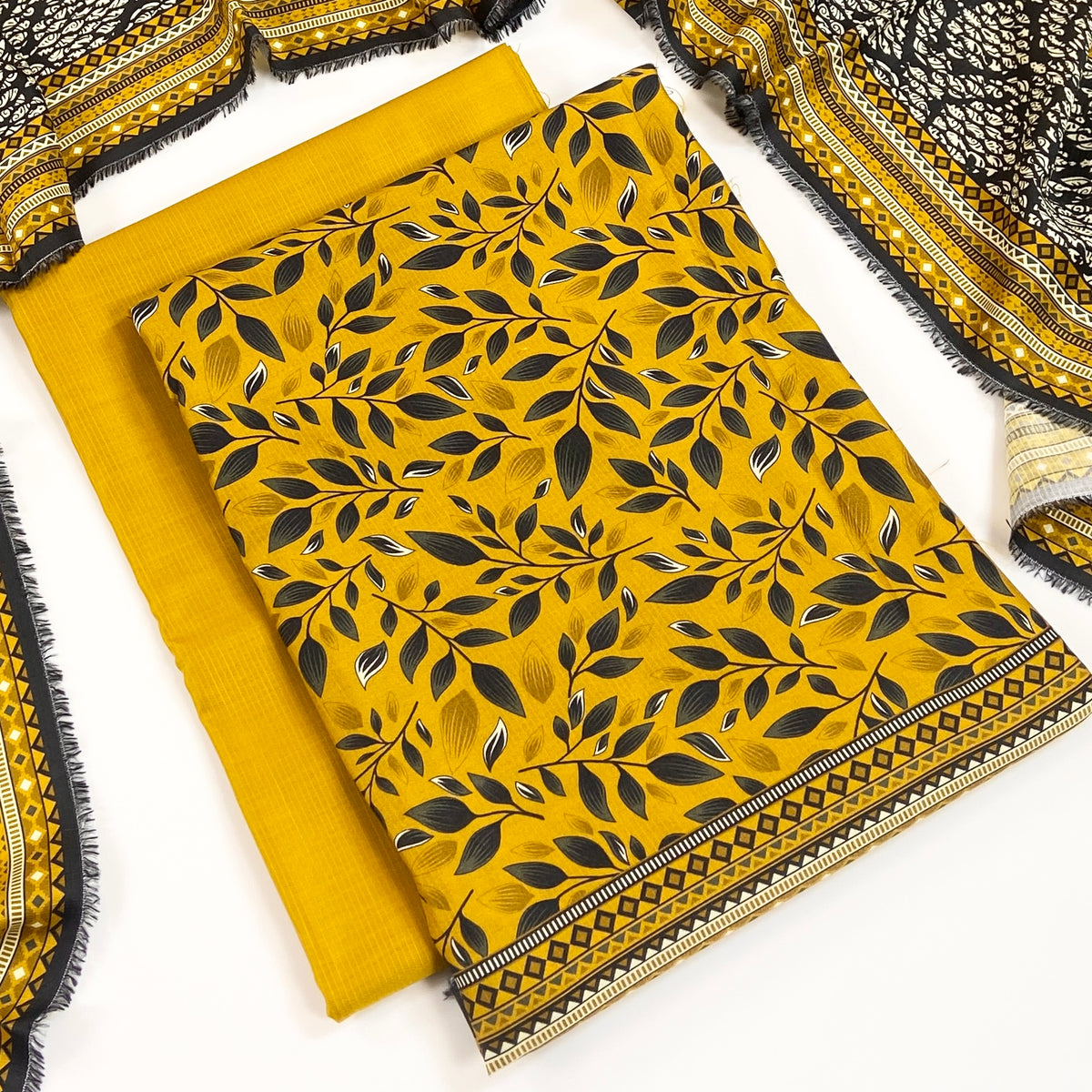 Rijja By Murashe Premium Printed Linen Viscose 3PC