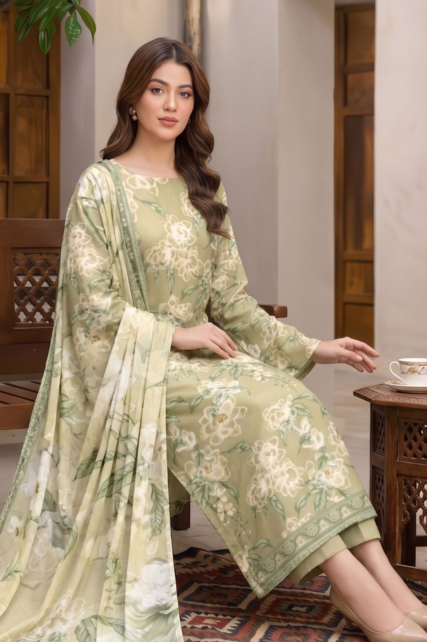 Mausummery Digital Printed Lawn 3PC