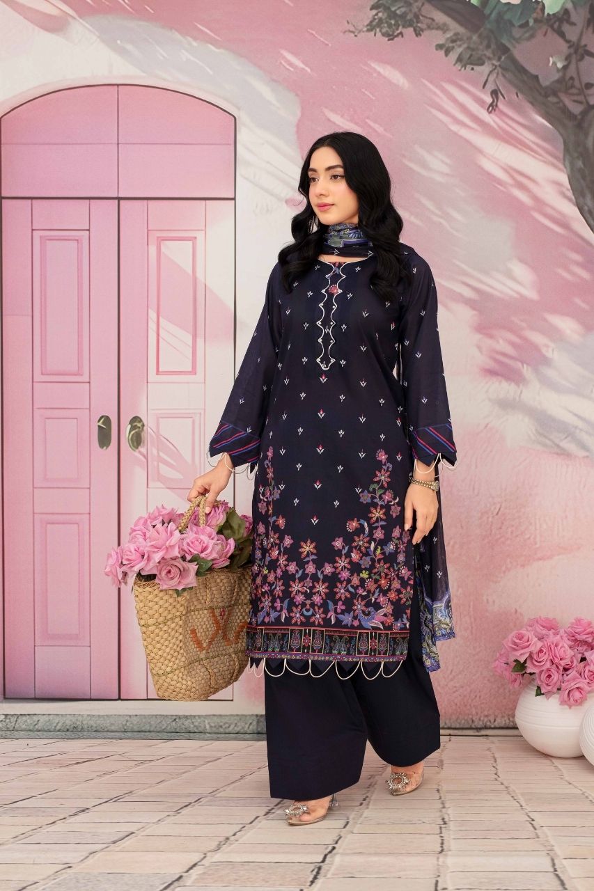 Fabiha By Feroza Digital Printed Lawn 3PC