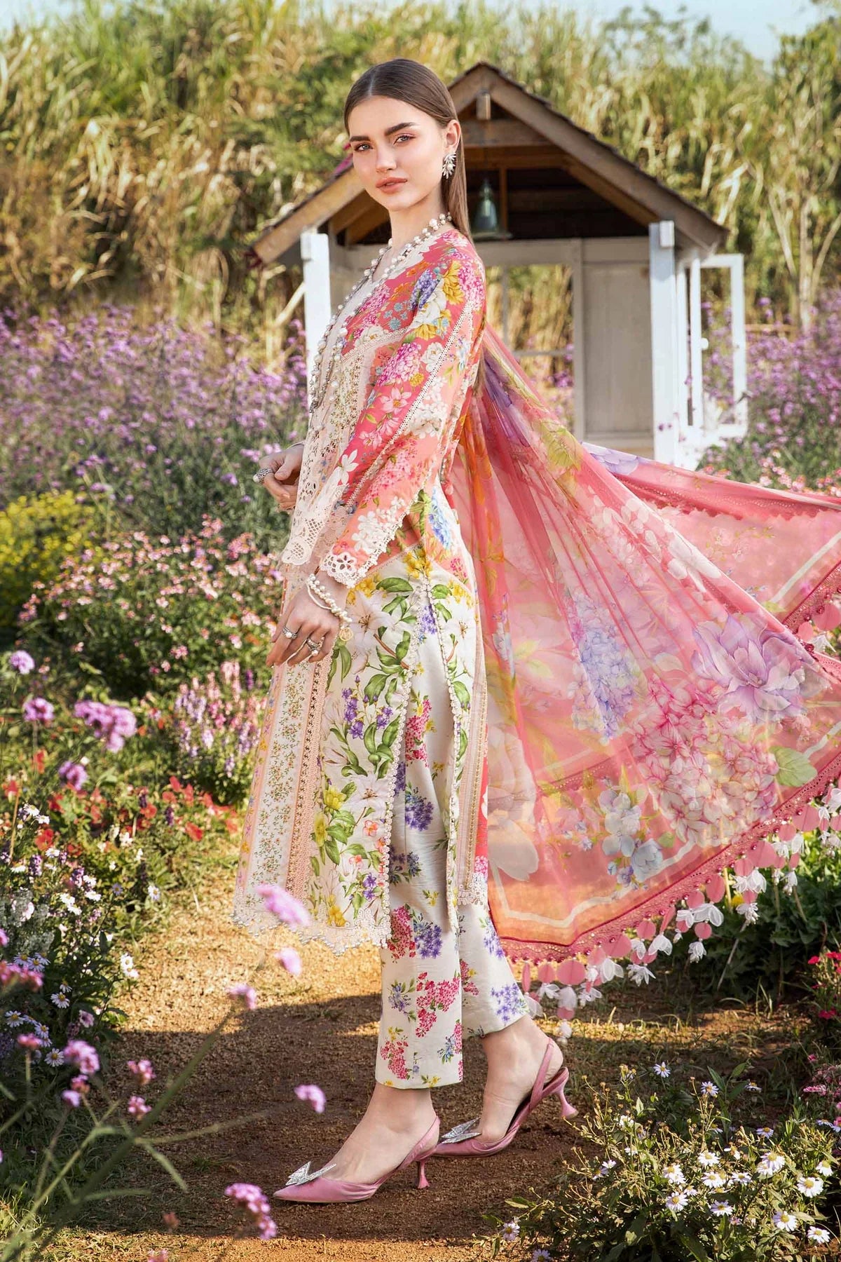M.Prints Digital Printed Lawn 3PC