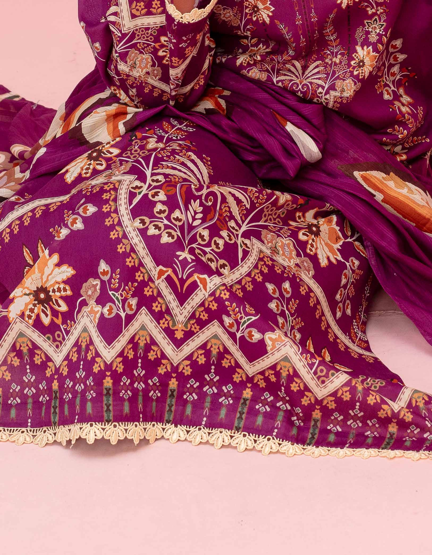 Fabiha By Feroza Printed Lawn 3PC