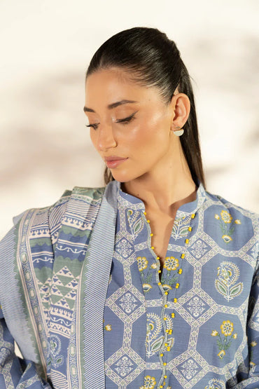 Fall By Alkaram Digital Printed Lawn 3PC