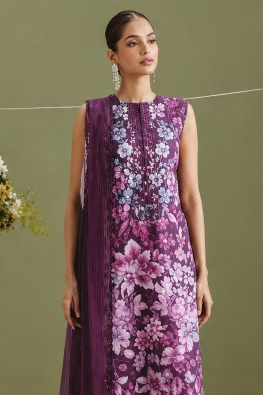 Coco By Zara Shahjahan Digital Printed Lawn 3PC