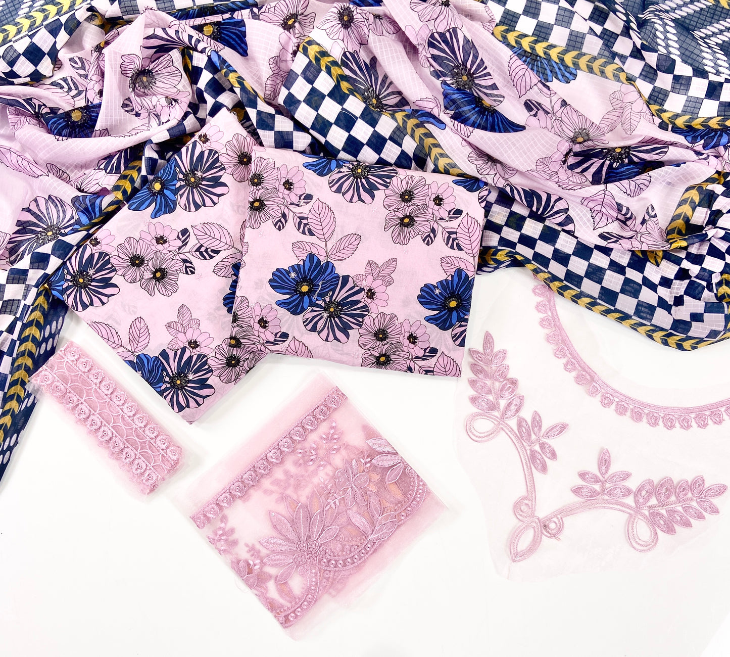 Parizad By Anaya Noor Digital Printed With Sequins Patches 3-PC