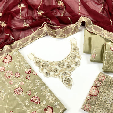 Zarmeen & Emaan Premium Emb Lawn 3PC