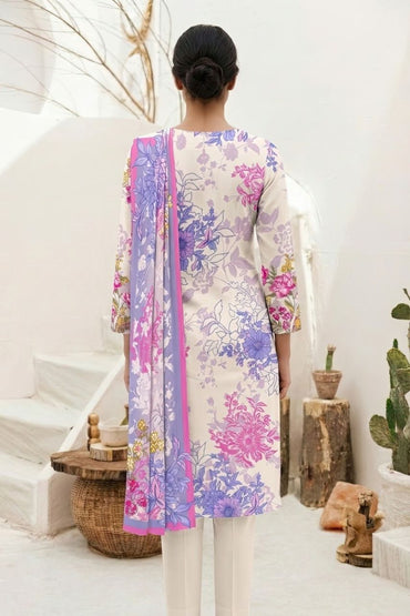 Classics By Motifz Digital Printed Lawn 3PC