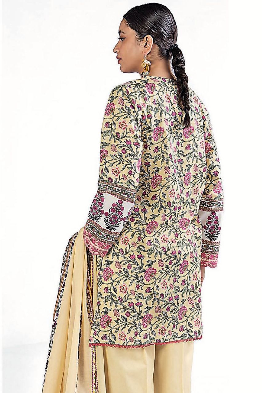 Khaadi Digital Printed Lawn 3PC