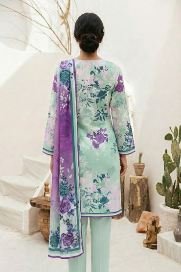 Classics By Motifz Digital Printed Lawn 3PC