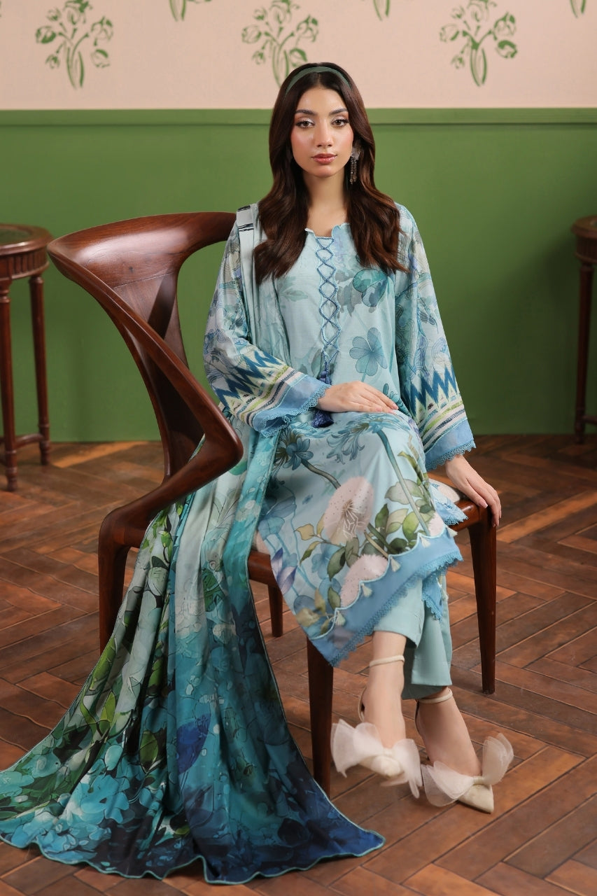 Sehar-e-Linen By Paltar Premium Printed Linen 3PC