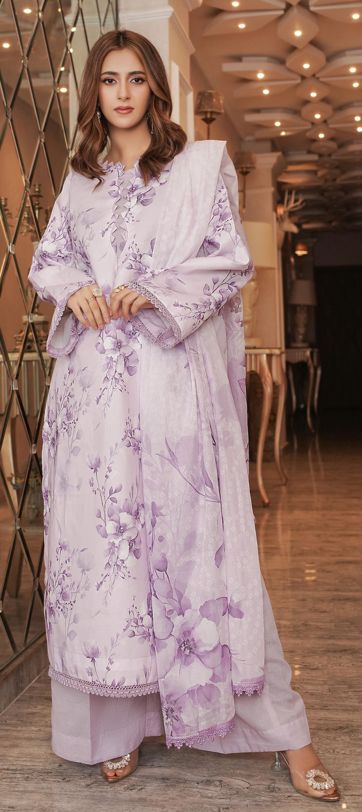 Lala Digital Printed Lawn 3PC