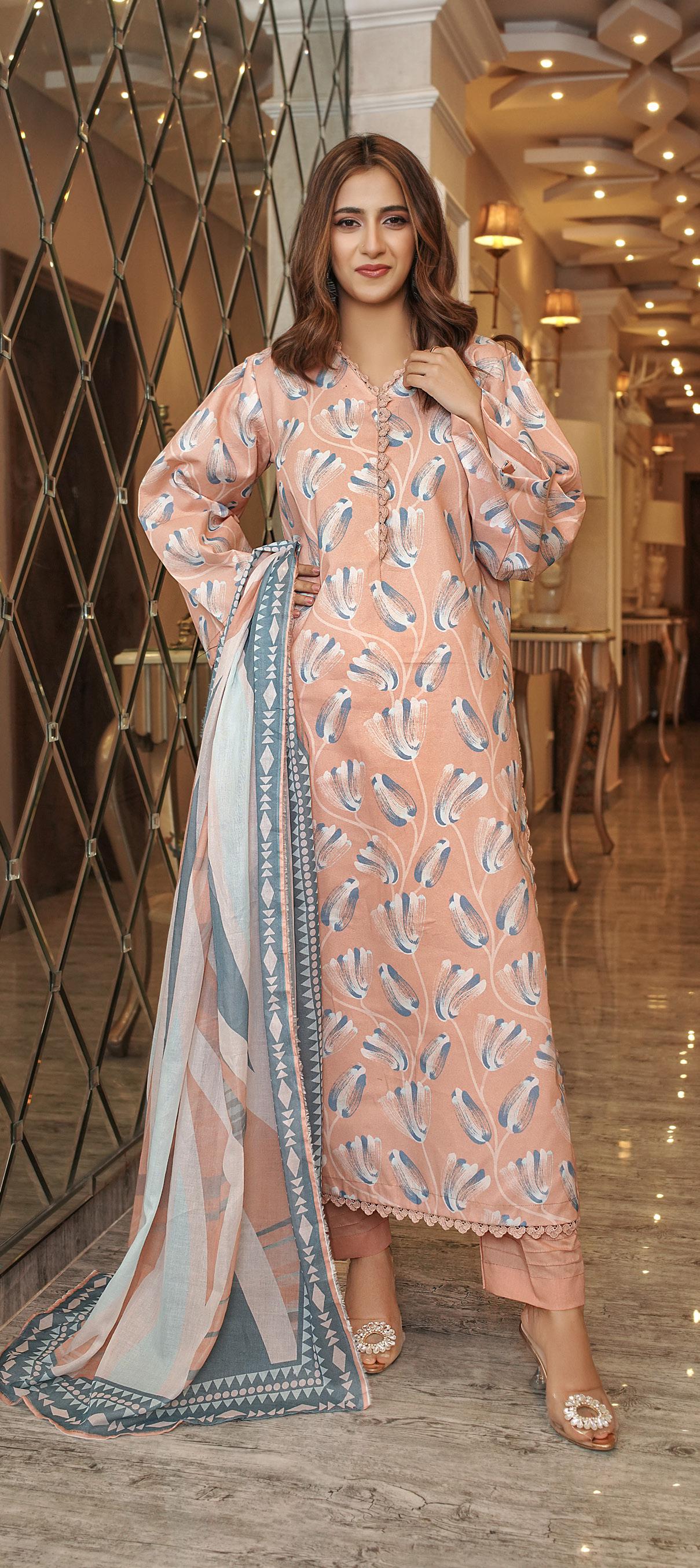 Lala Digital Printed Lawn 3PC