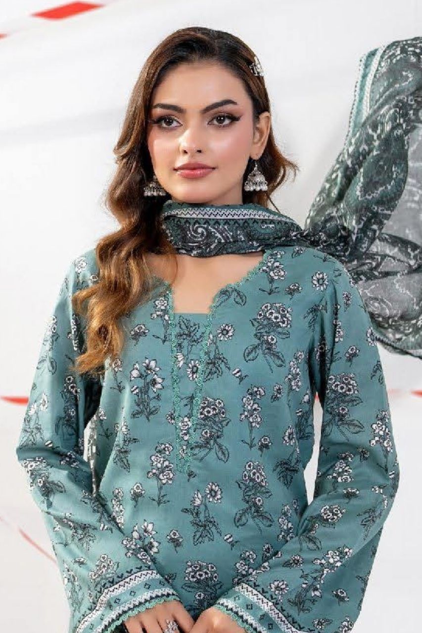 Zesh Airjet Printed Lawn 3PC