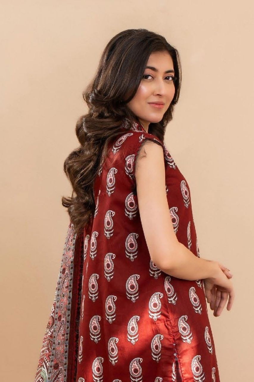 Zesh Airjet Printed Lawn 3PC