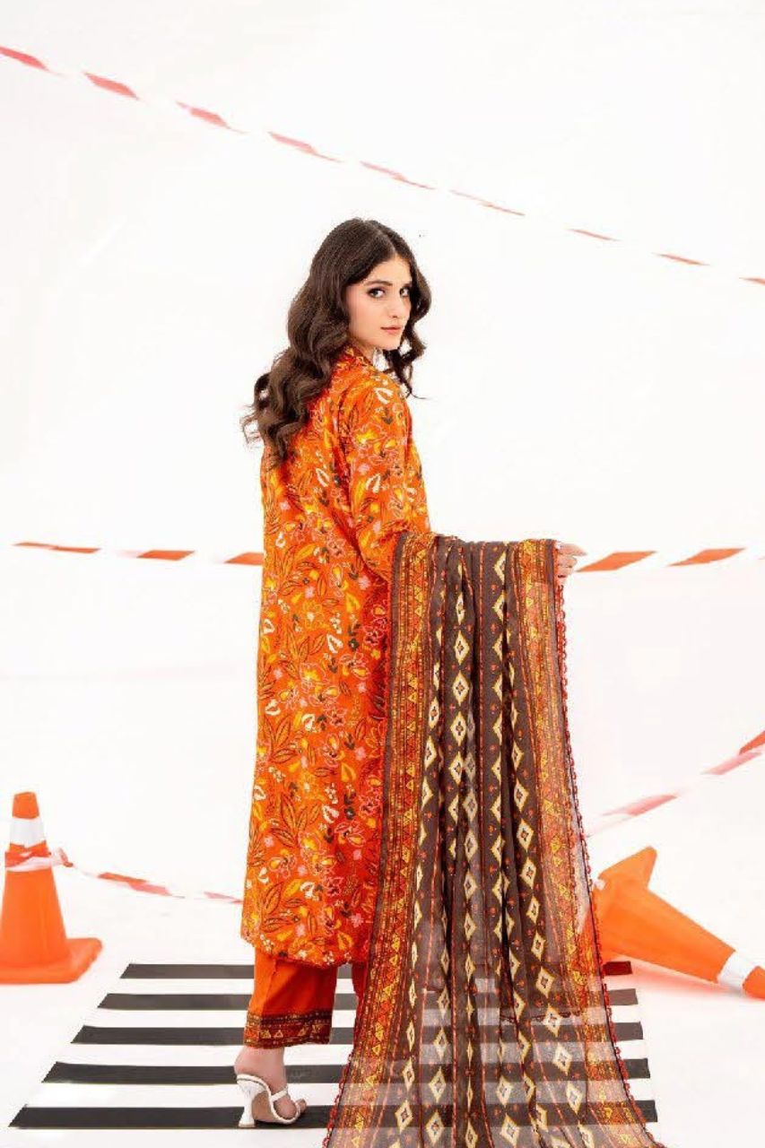 Zesh Airjet Printed Lawn 3PC