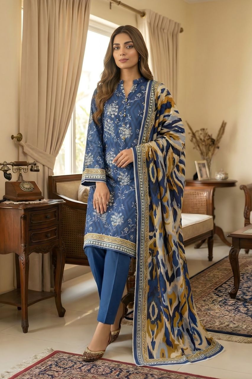 Arfa By Marooj Chamki Printed Lawn 3PC