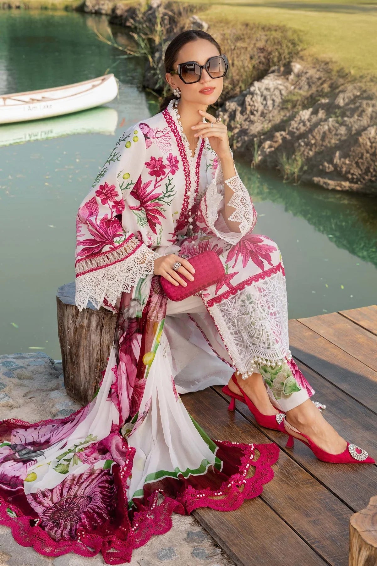 M.Prints Digital Printed Lawn 3PC