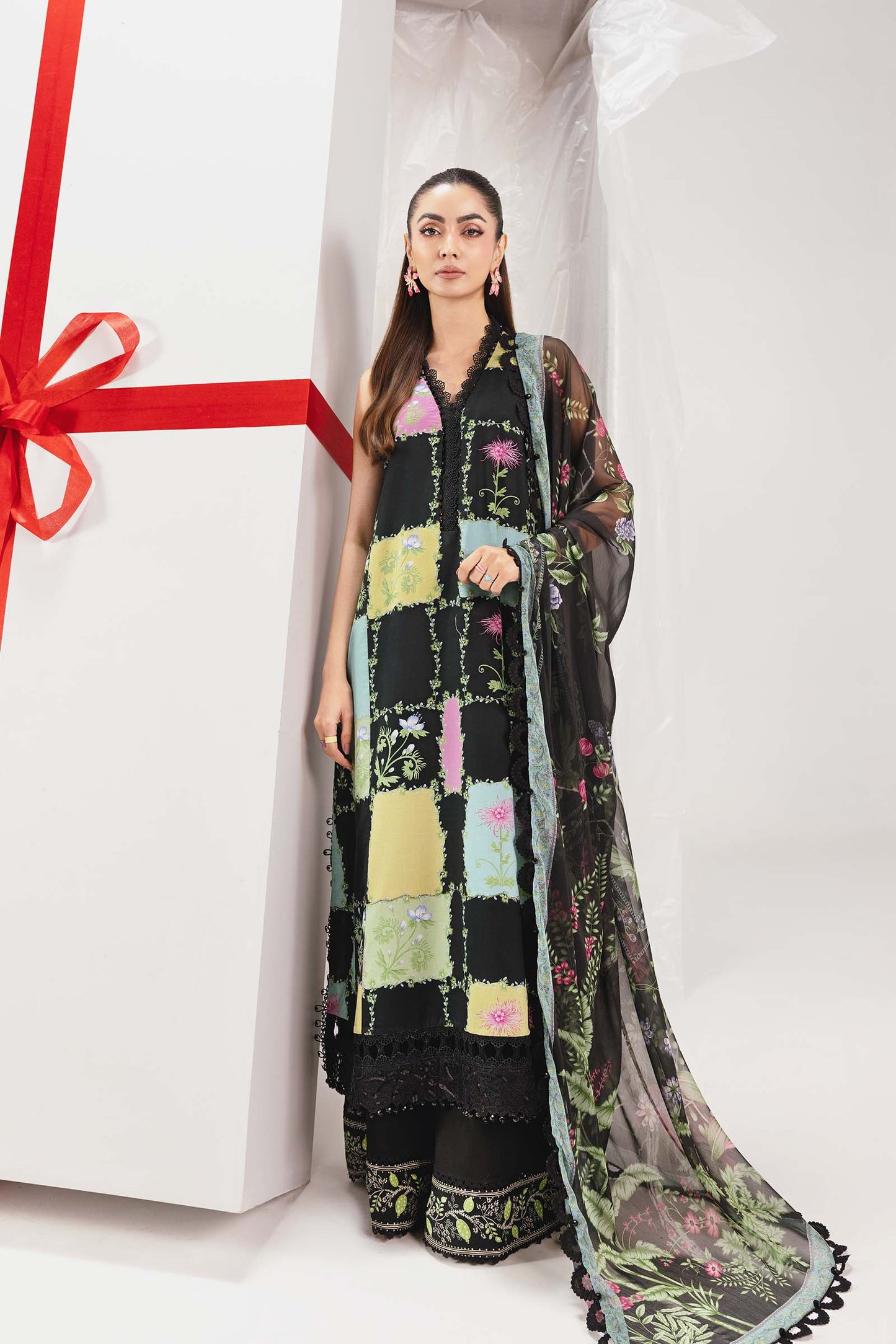 M/Basics By Maria B Digital Printed Lawn 3PC