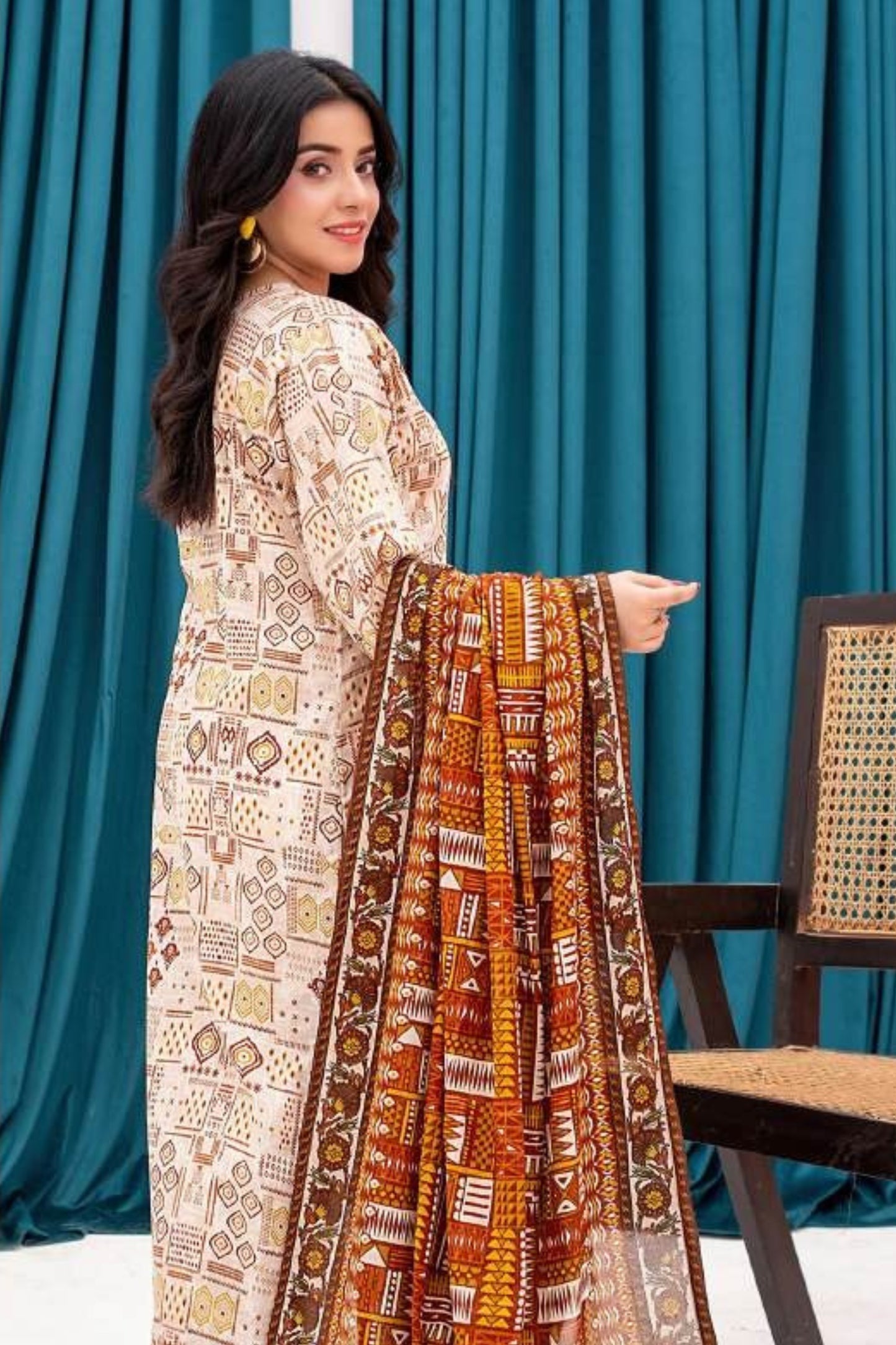 Zesh Printed Lawn 3-PC