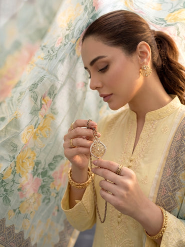 Lakhany Fully Embroidered Lawn 3PC