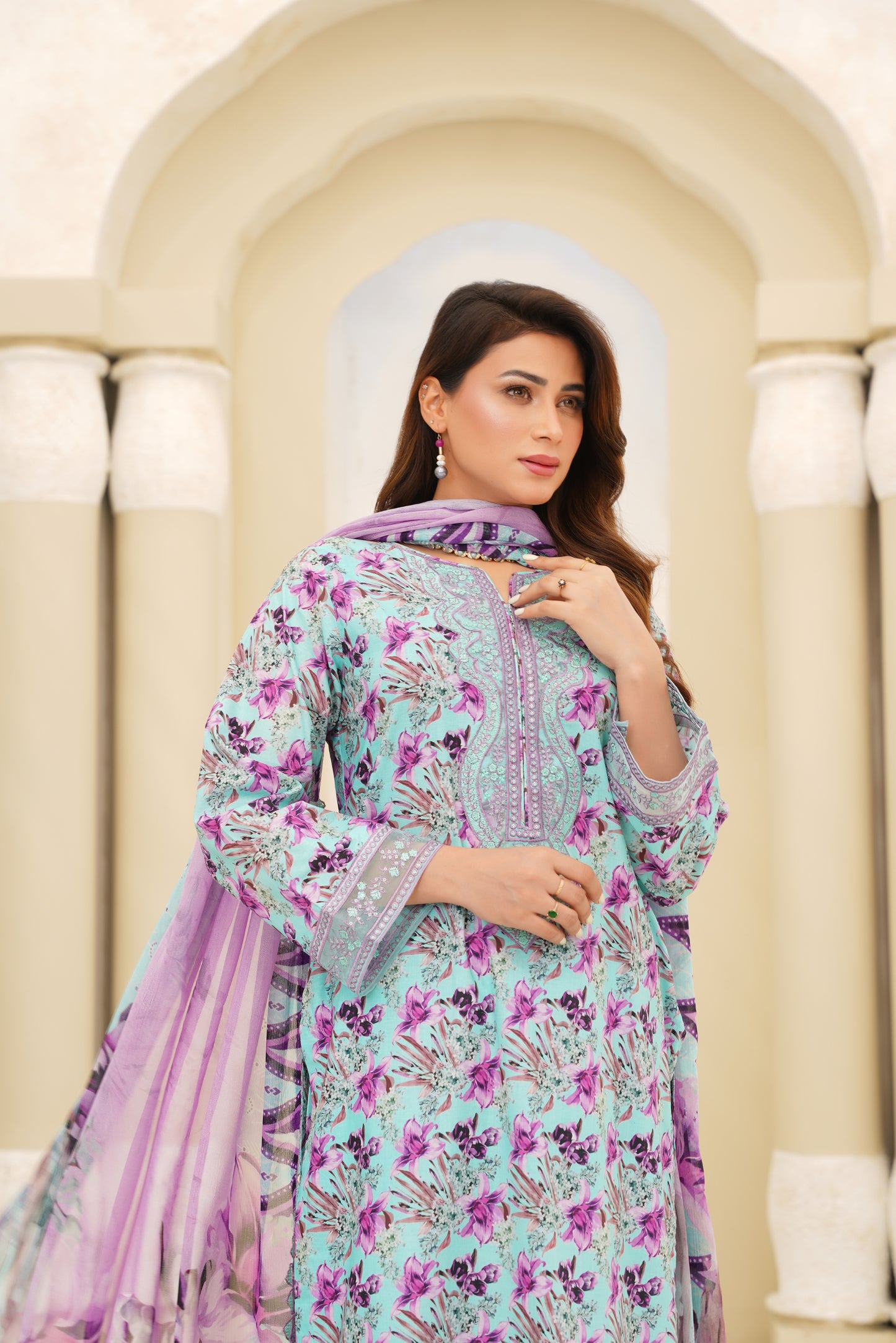 Jashn-e-Baharan By Anaya Noor Emb & Digital Printed Lawn 3PC