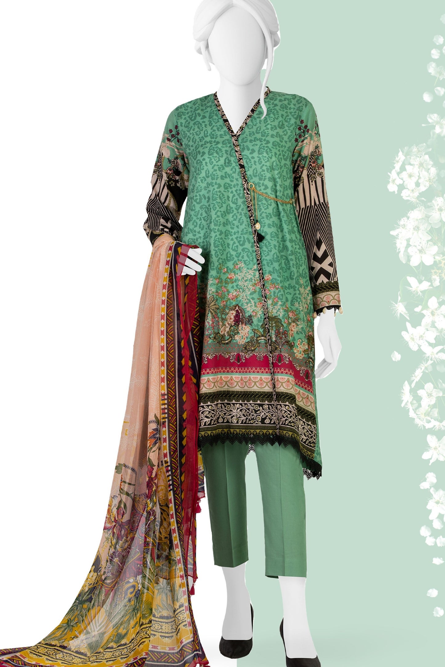 Panjnad By J. Printed Lawn 3PC
