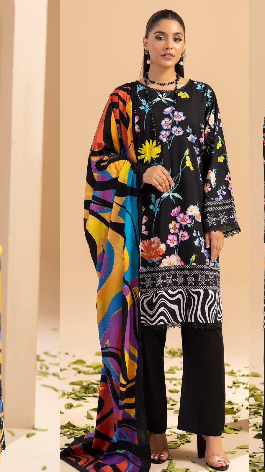 Motifz Premium Printed Linen 3PC