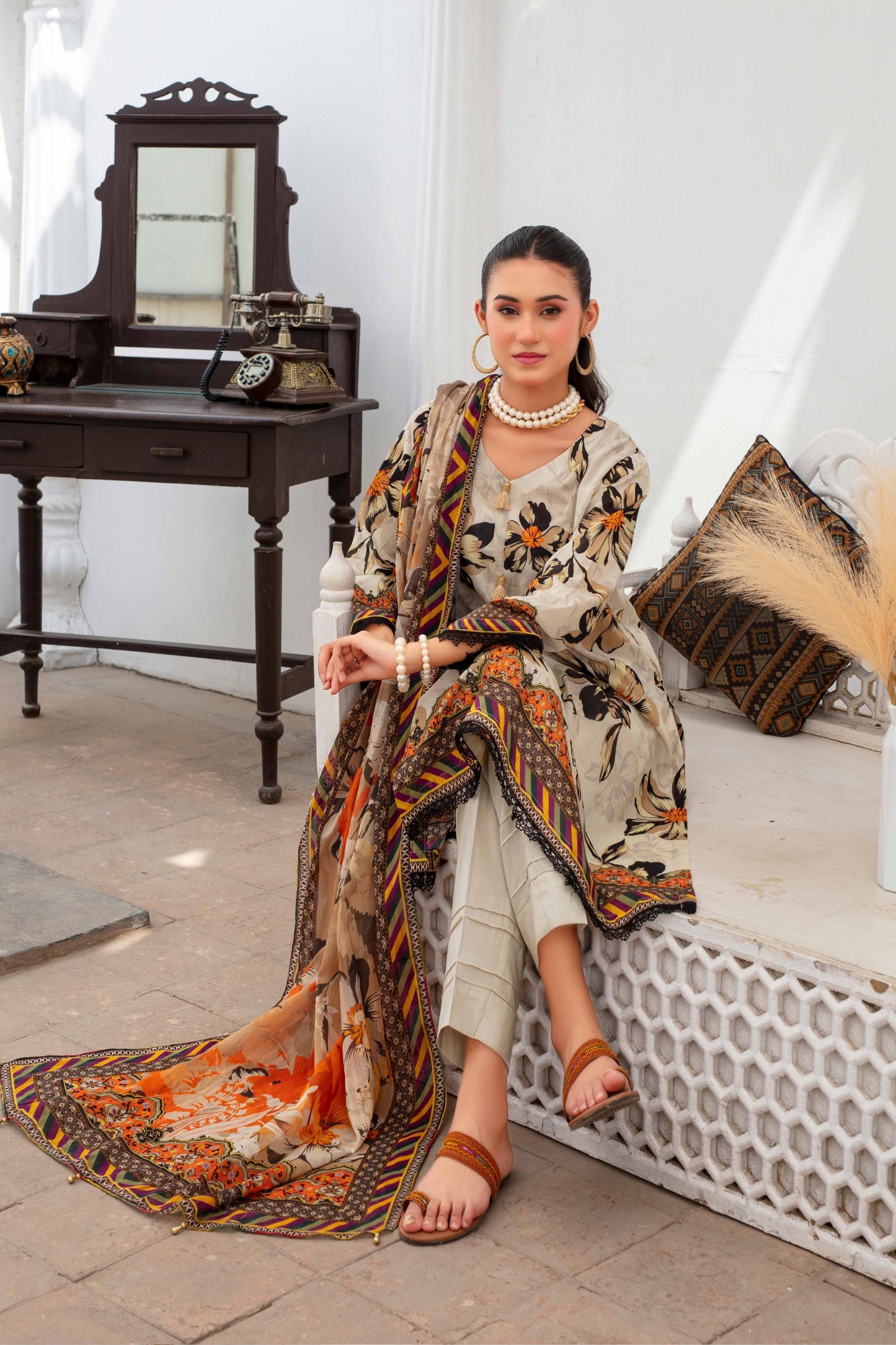 Fabiha Feroza Printed Lawn 3PC