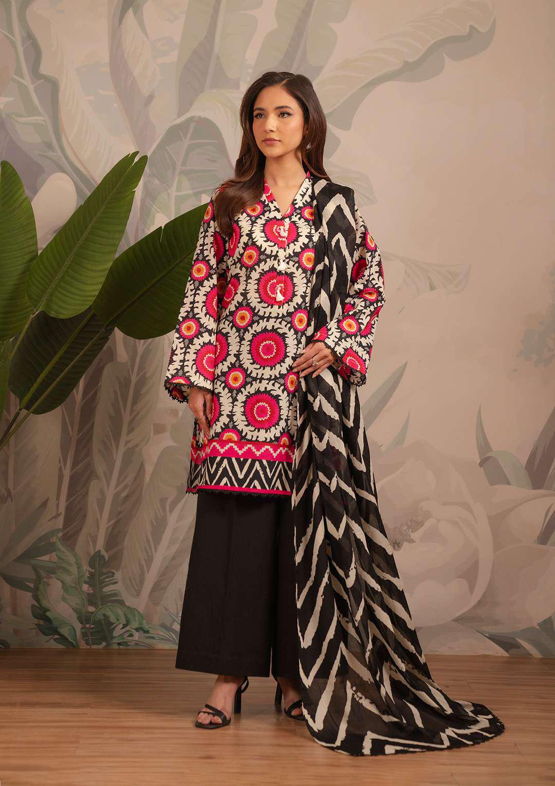 Beyond East Printed Lawn 3-PC