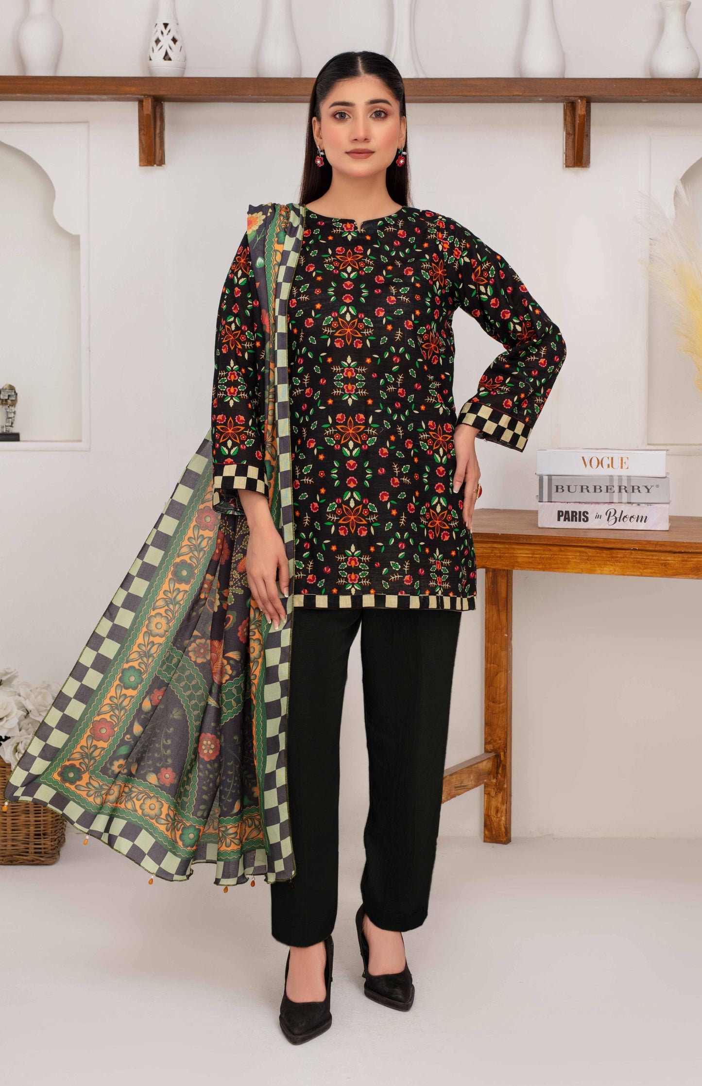 Mehar By Fiza Noor Printed Khaddar 3PC