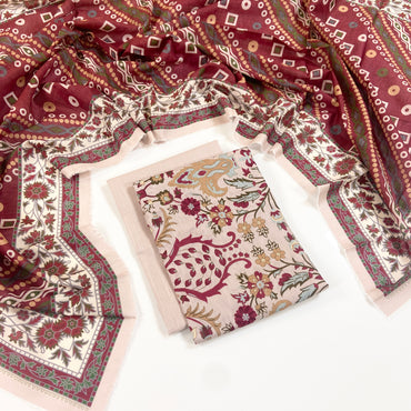 Bonanza Satrangi Digital Printed Khaddar 3PC