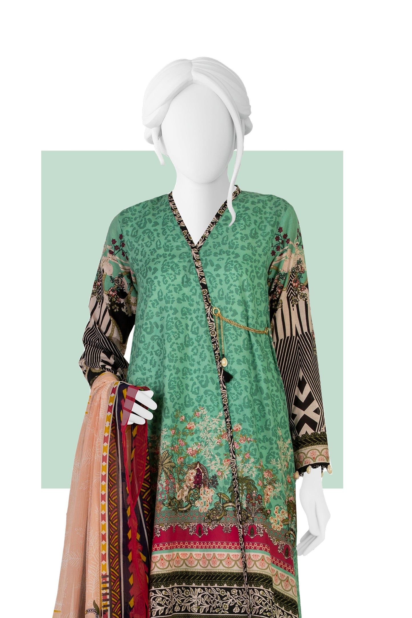 Panjnad By J. Printed Lawn 3PC
