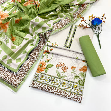 Anaya Digital Printed Cotry Khaddar 3PC