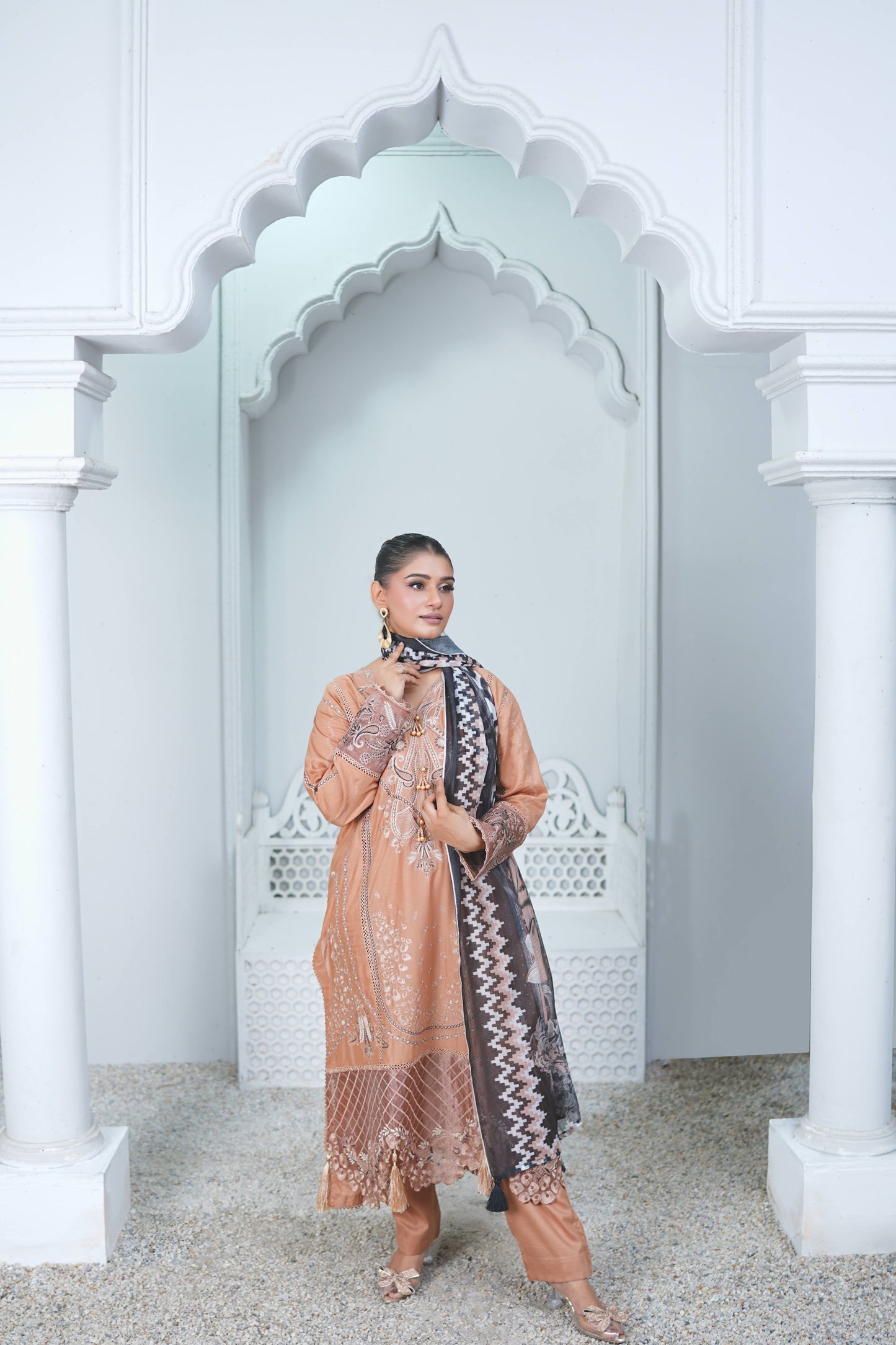 Silk & Stories Luxury Heavy Embroidered 3PC