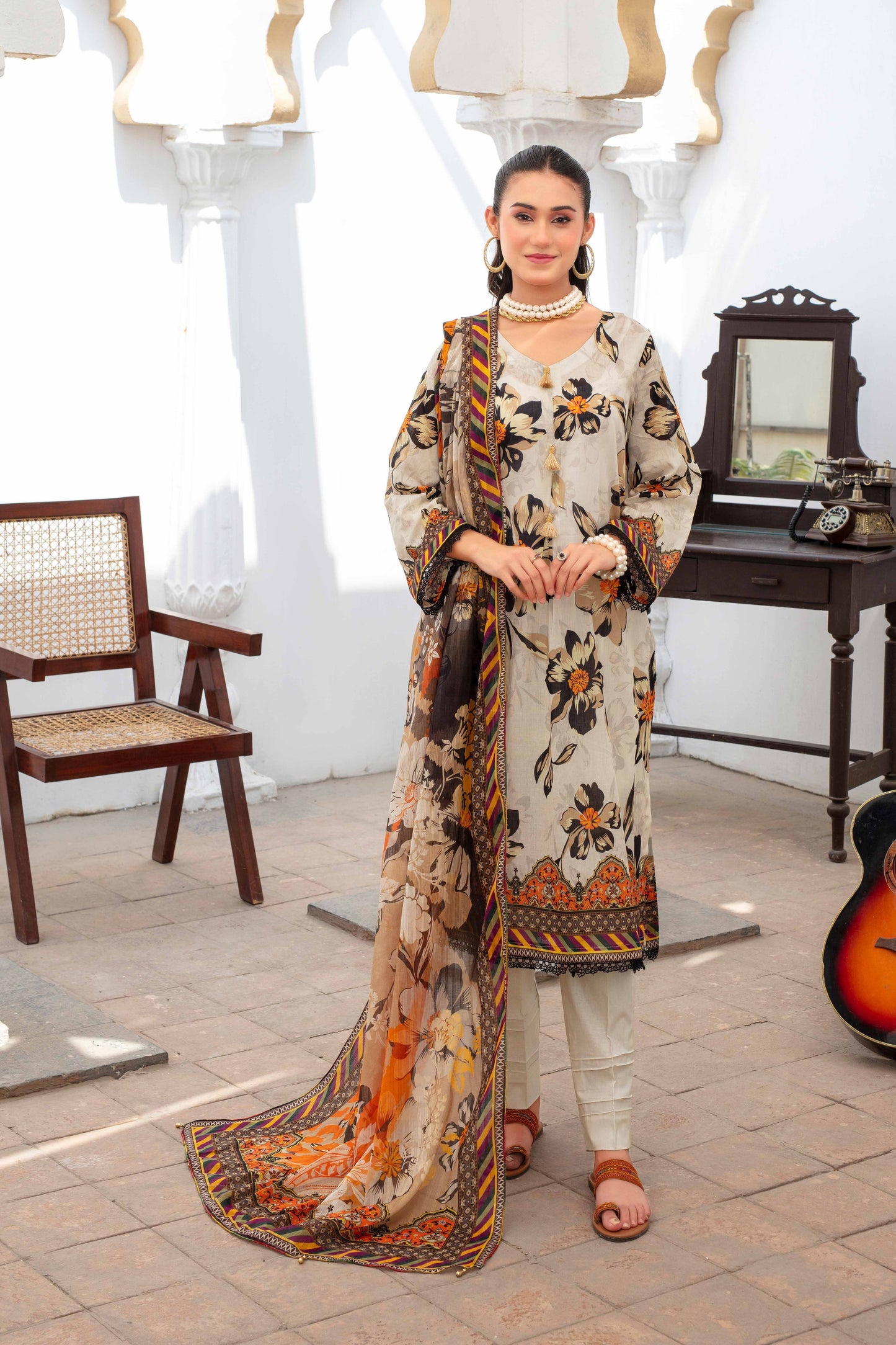 Fabiha Feroza Printed Lawn 3PC