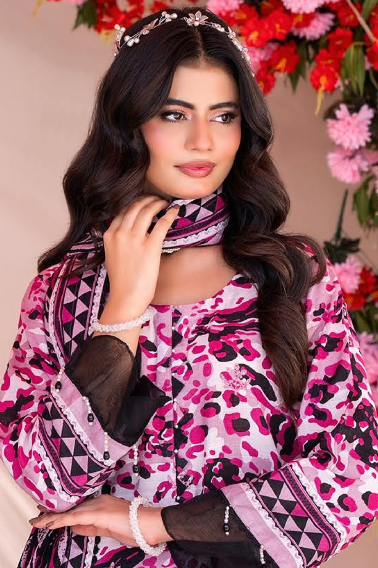 Zesh Airjet Full Embroidered Khaddar 3PC