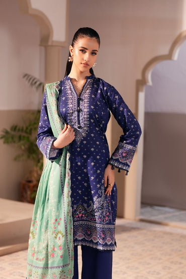 Jacquard By Regalia Digital Printed Lawn 3PC