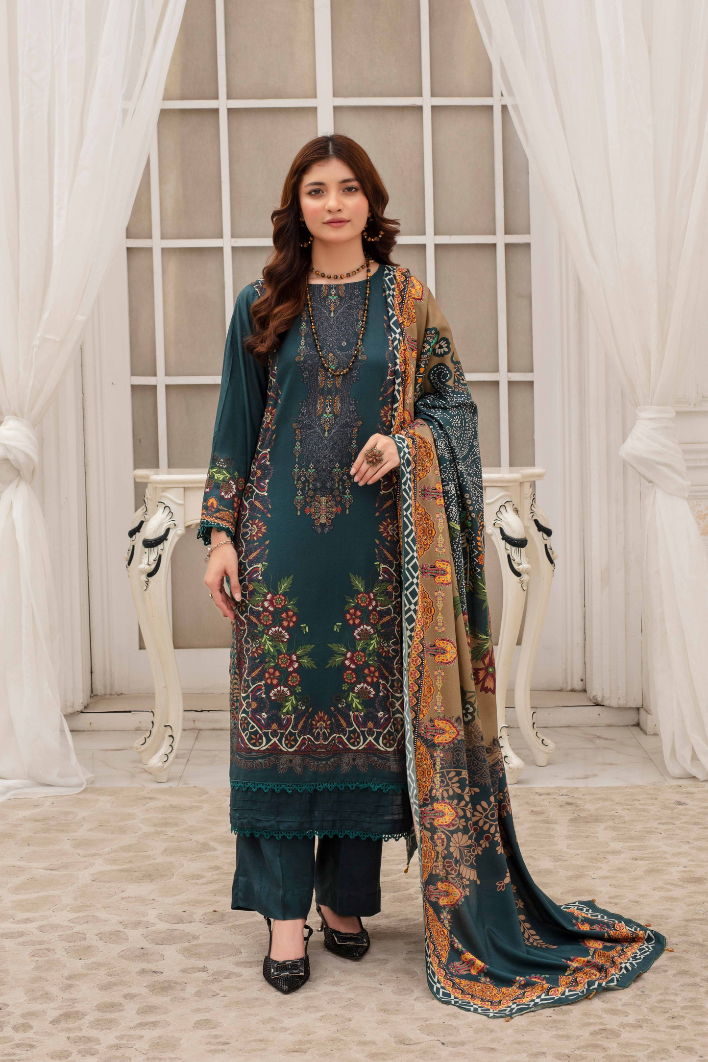 Fabiha By Feroza Digital Printed Linen 3PC