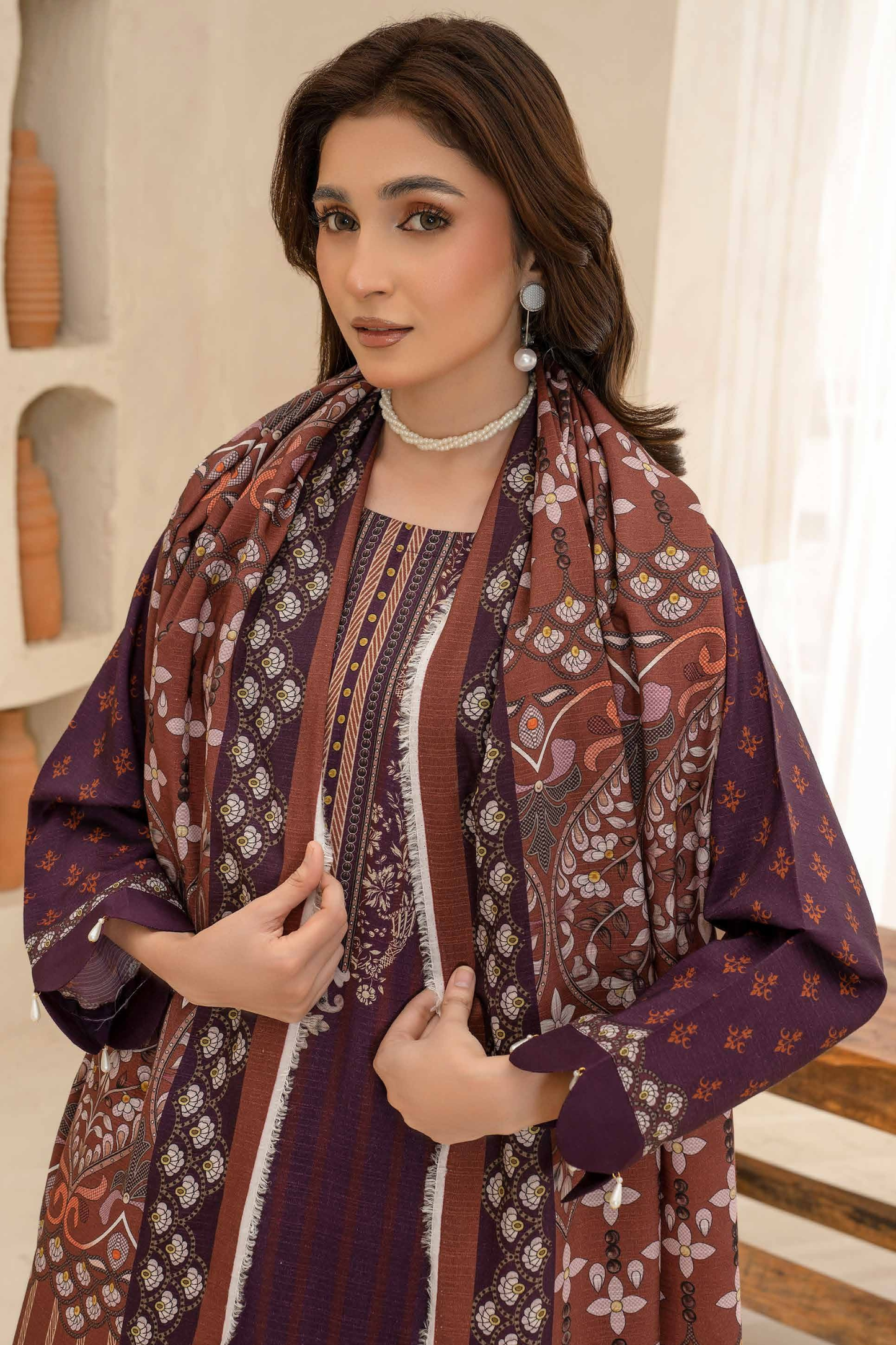 Esha Eshal by Bin Ilyas Premium Printed Viscose 3PC