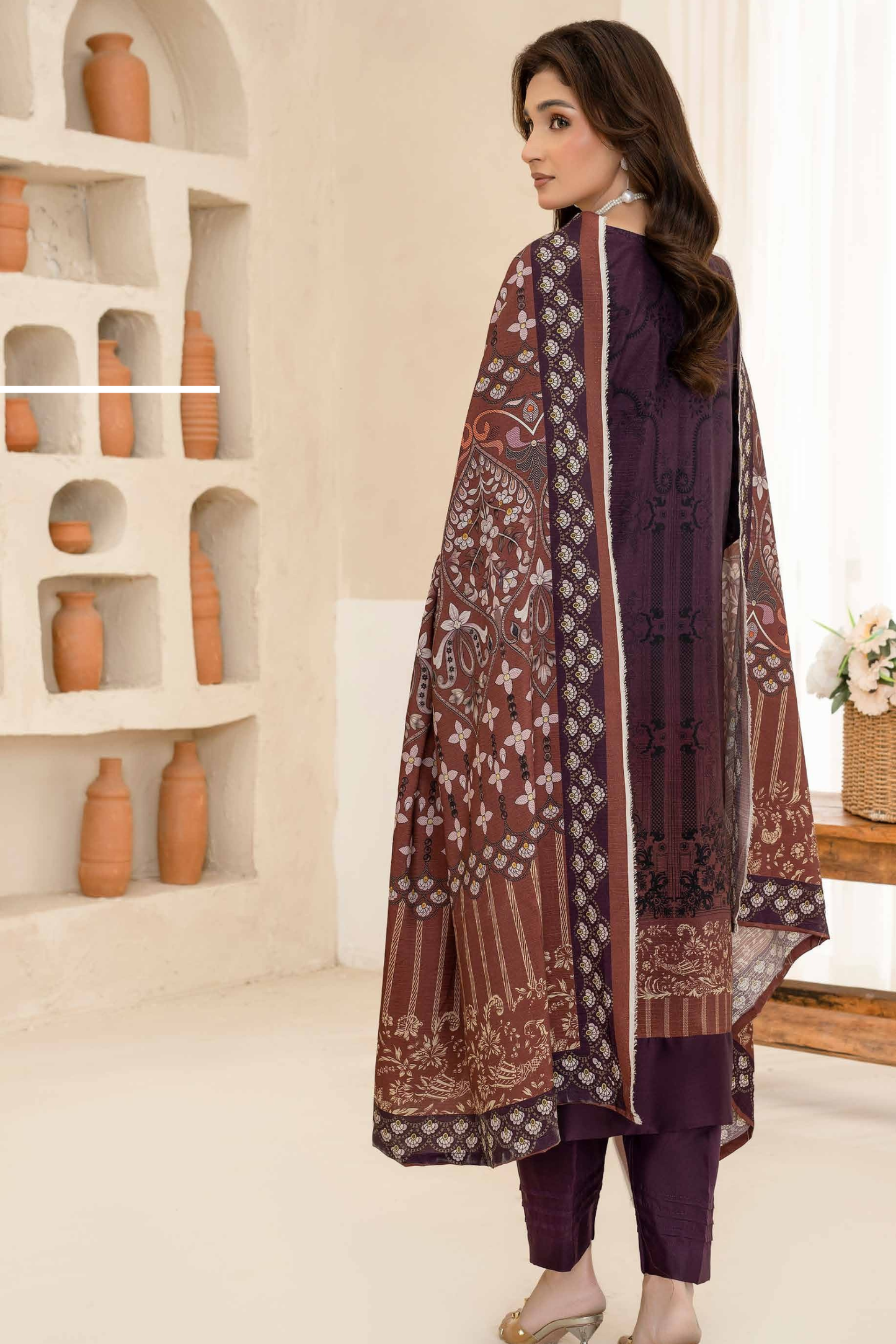 Esha Eshal by Bin Ilyas Premium Printed Viscose 3PC