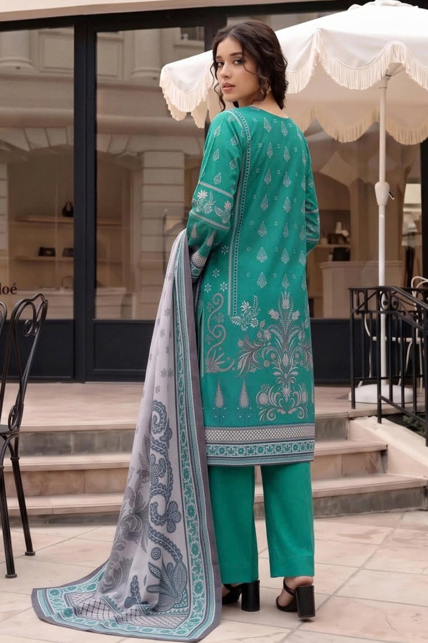 Malhaar Digital Printed Linen 3PC