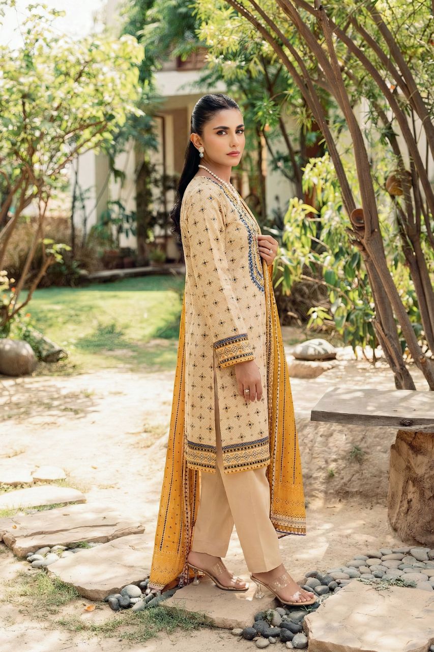 Reyah By Motifz Premium Printed Lawn 3PC