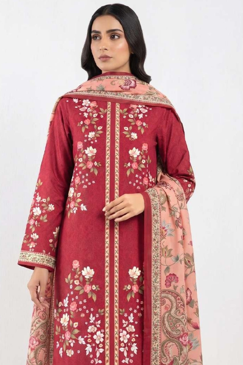 Anaya Digital Printed Linen 3PC