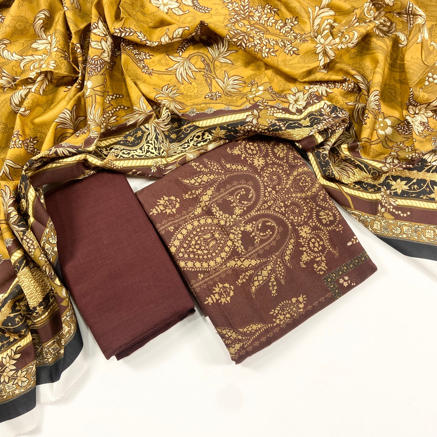Asim Jofa Printed Khaddar 3PC