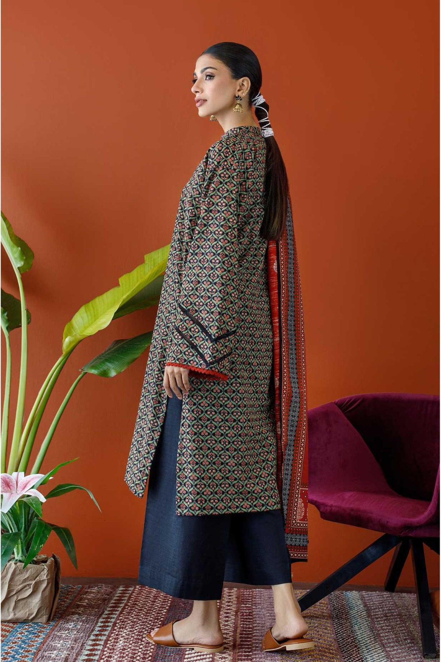 Orient Digital Printed Lawn 3PC