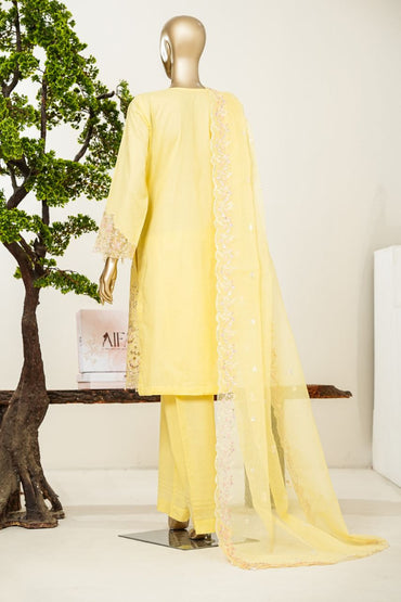 Aifa Luxury Emb Laserkari Dyed Lawn 3PC