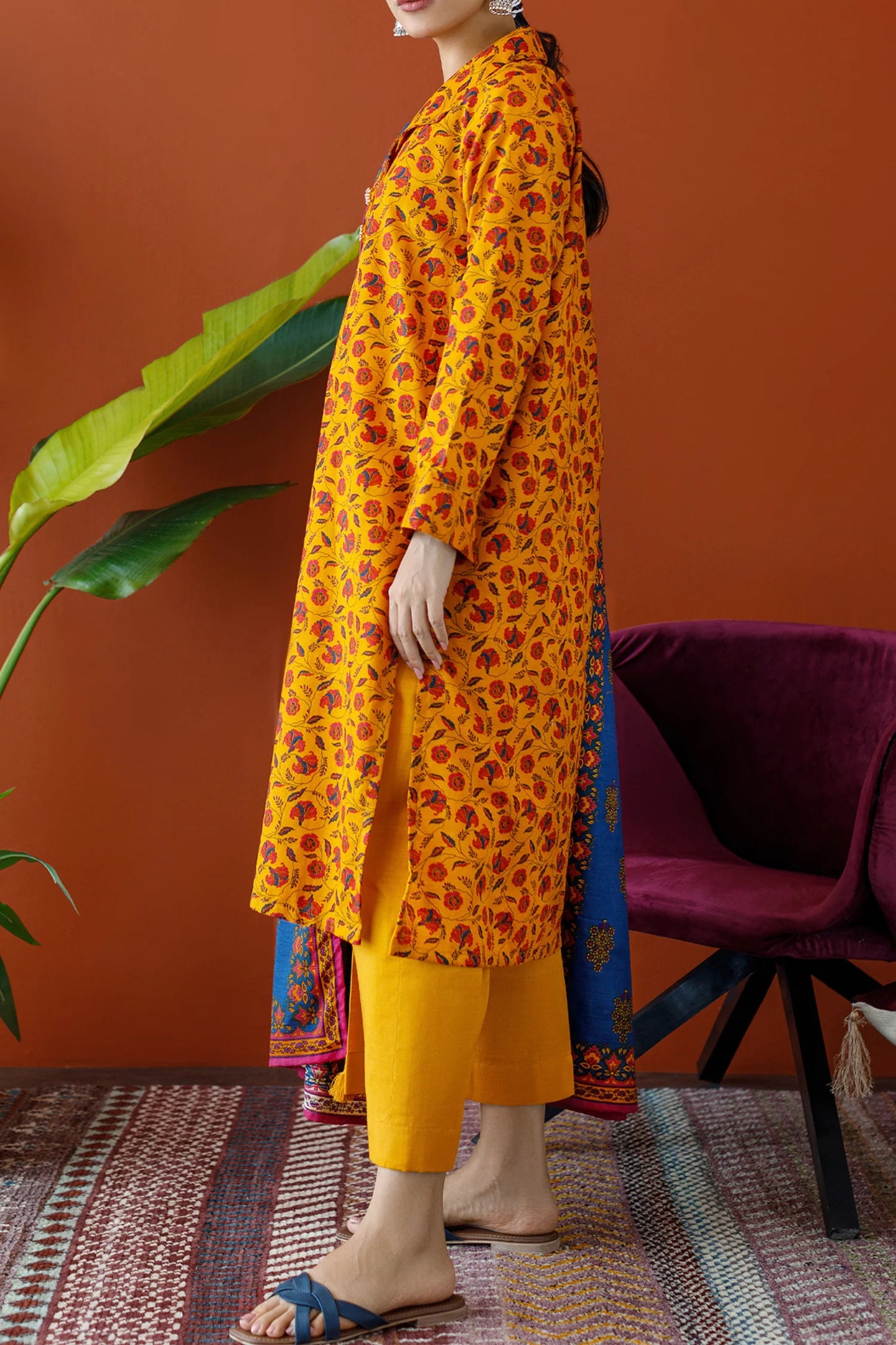 Orient Digital Printed Lawn 3PC