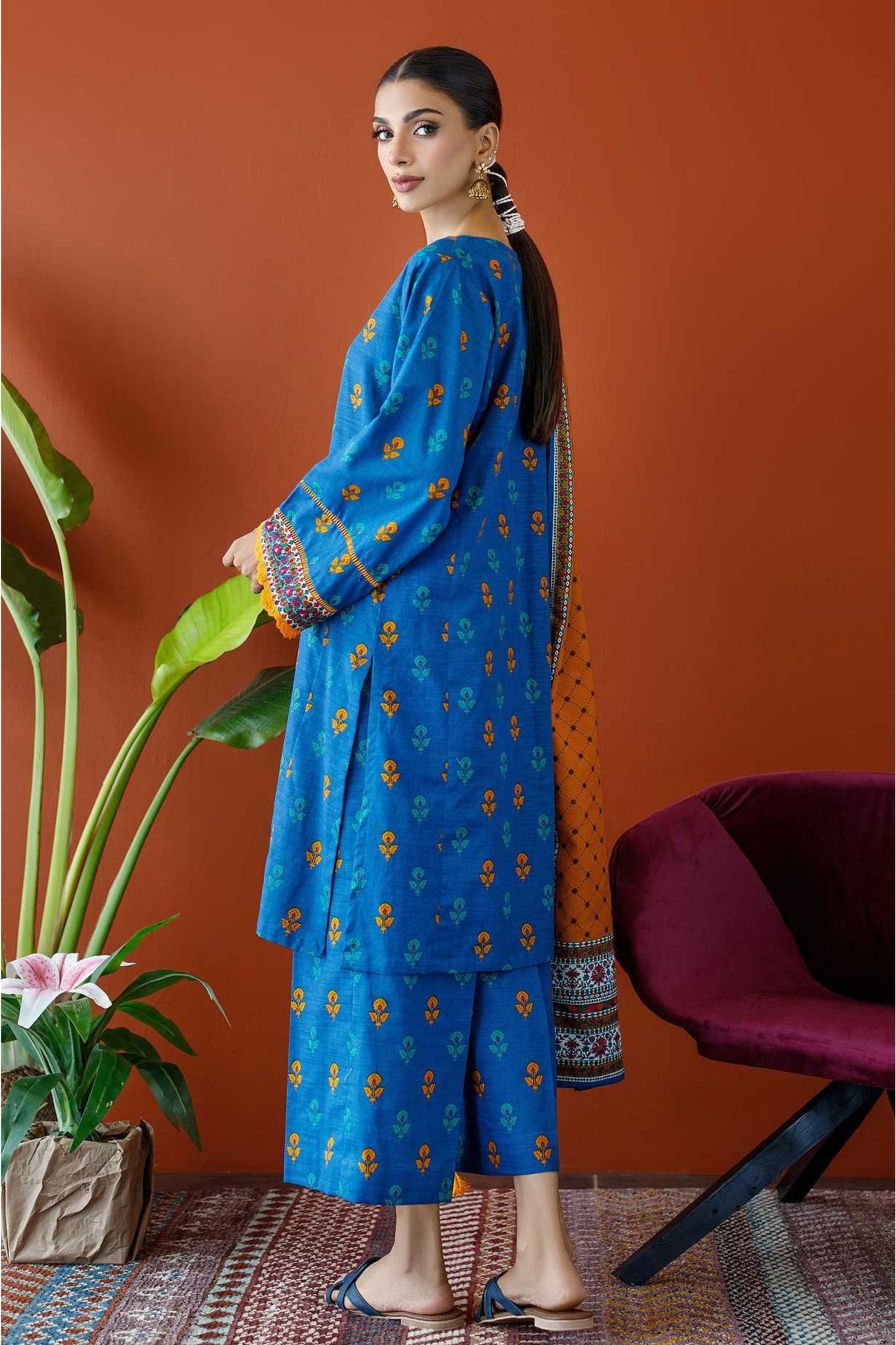 Orient Digital Printed Lawn 3PC